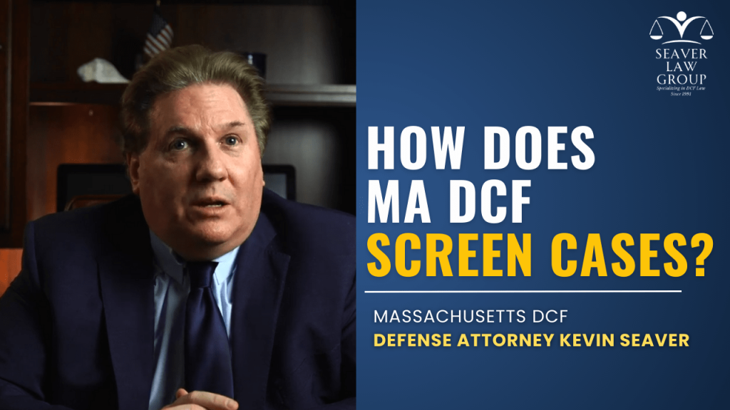 How Does MA DCF Screen Cases 1 How Does MA DCF Screen Cases 1